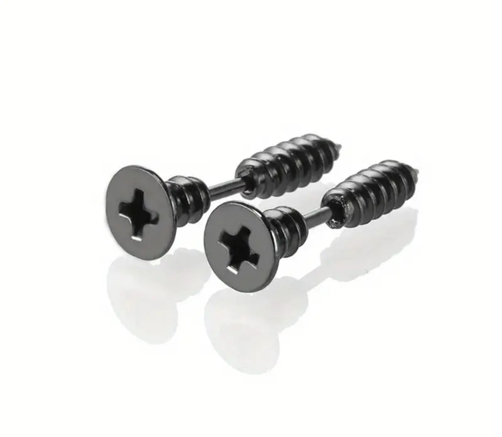 Illusion Screw Earrings