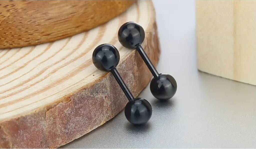 Steel Stud Earrings