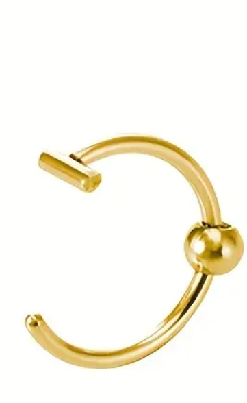 False lip rings- Bare & Beaded