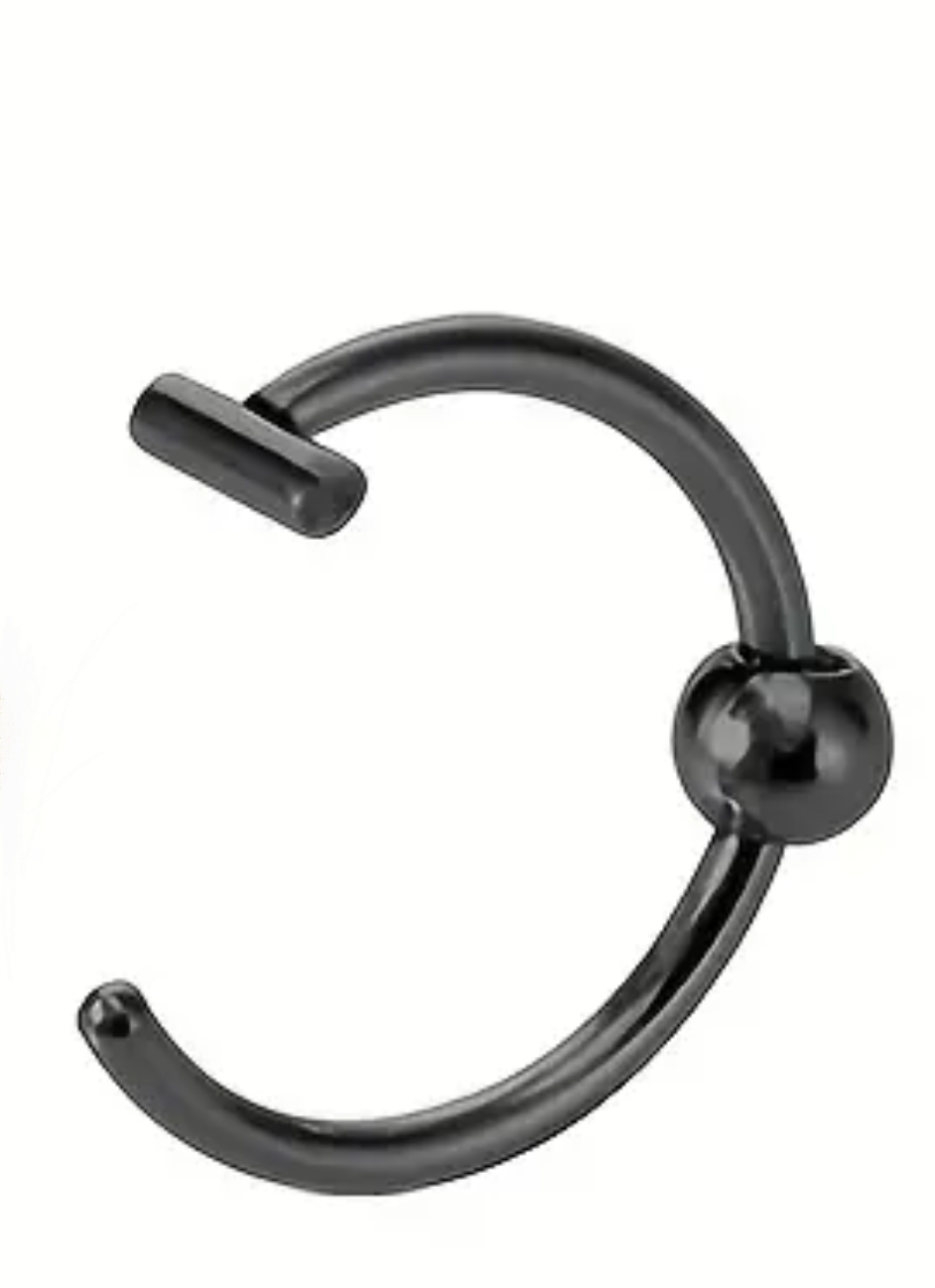 False lip rings- Bare & Beaded