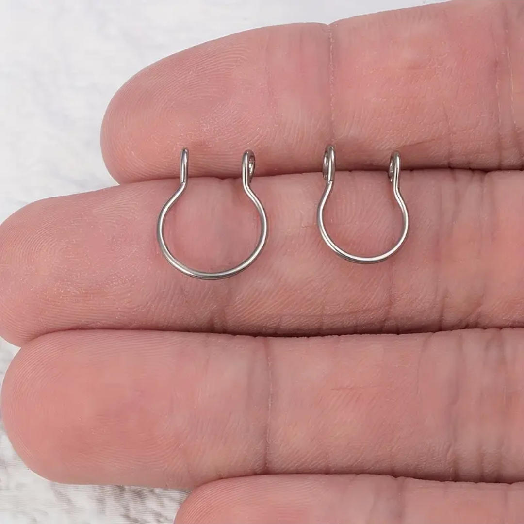 Slip-on false septum ring