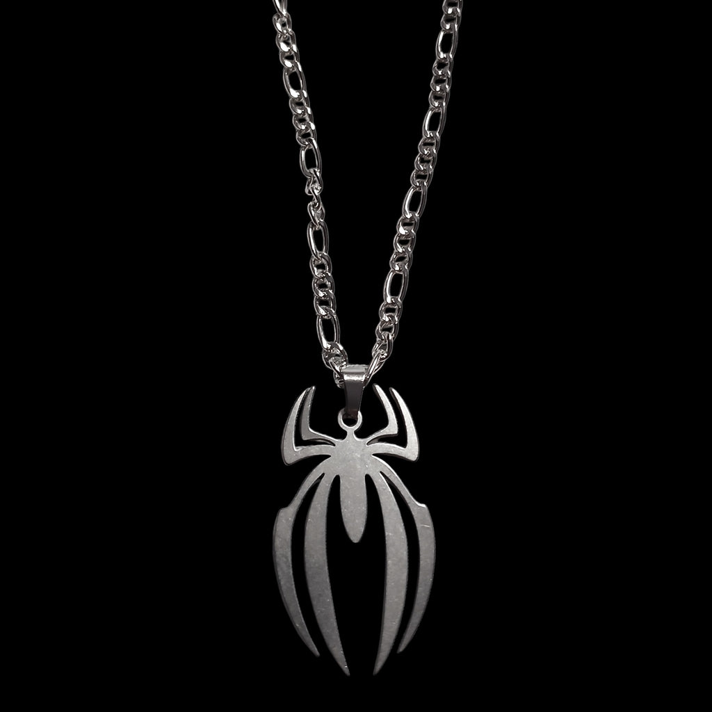 Steel Spider Necklace