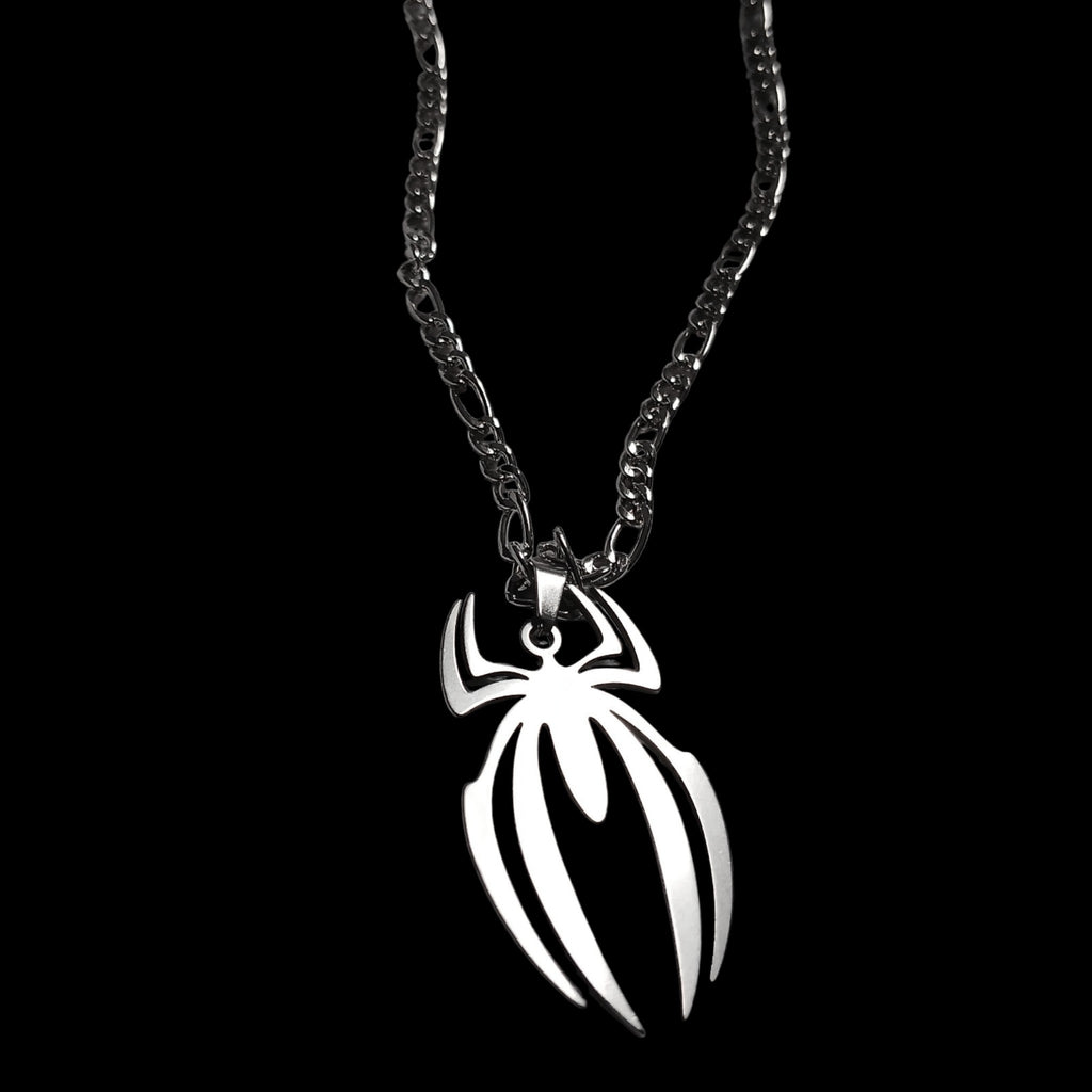 Steel Spider Necklace