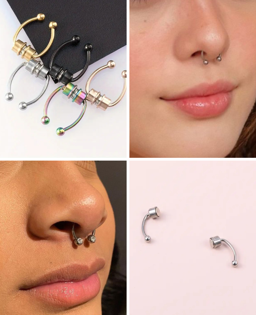 Magnetic False Nose Rings