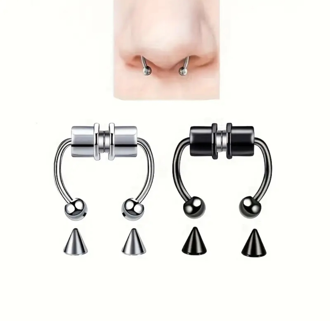Magnetic False Nose Rings