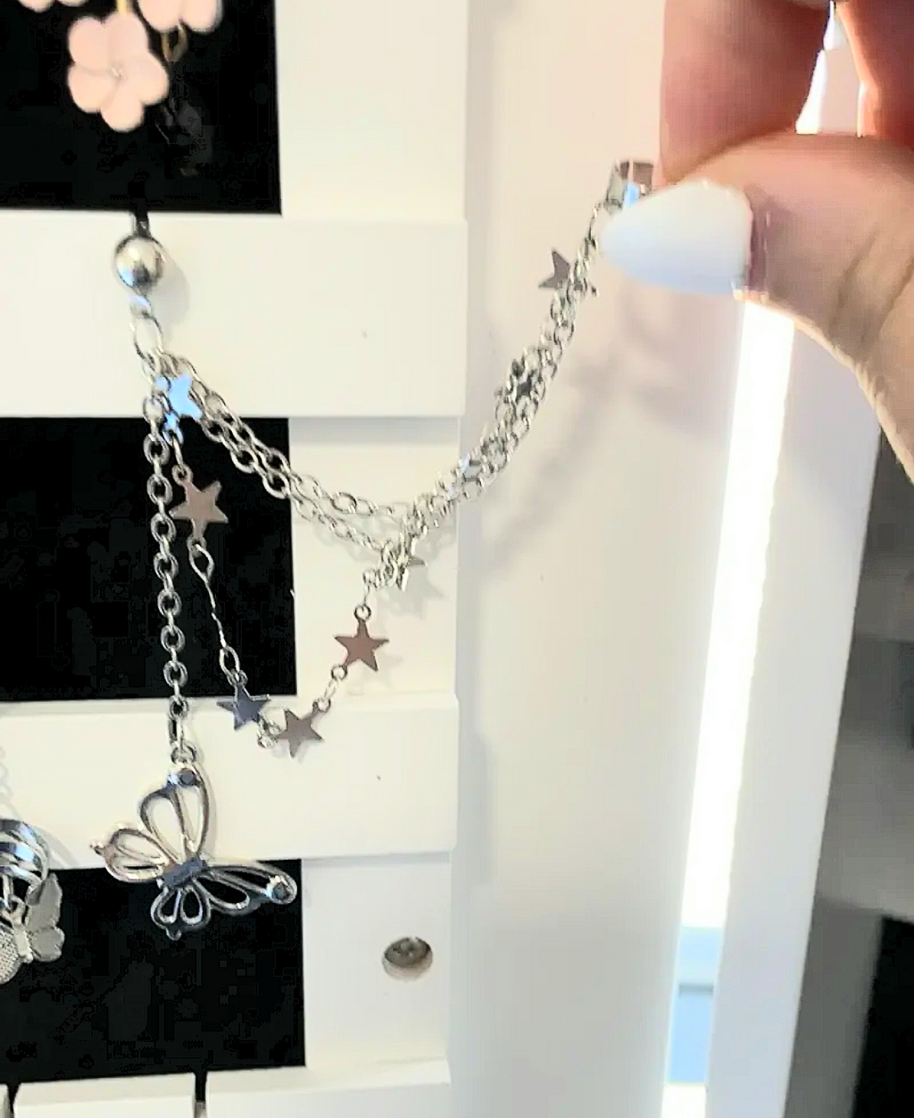 Dream Butterfly Starfall Cuff Earrings