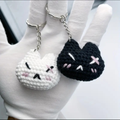 Knitted Cat Keychains