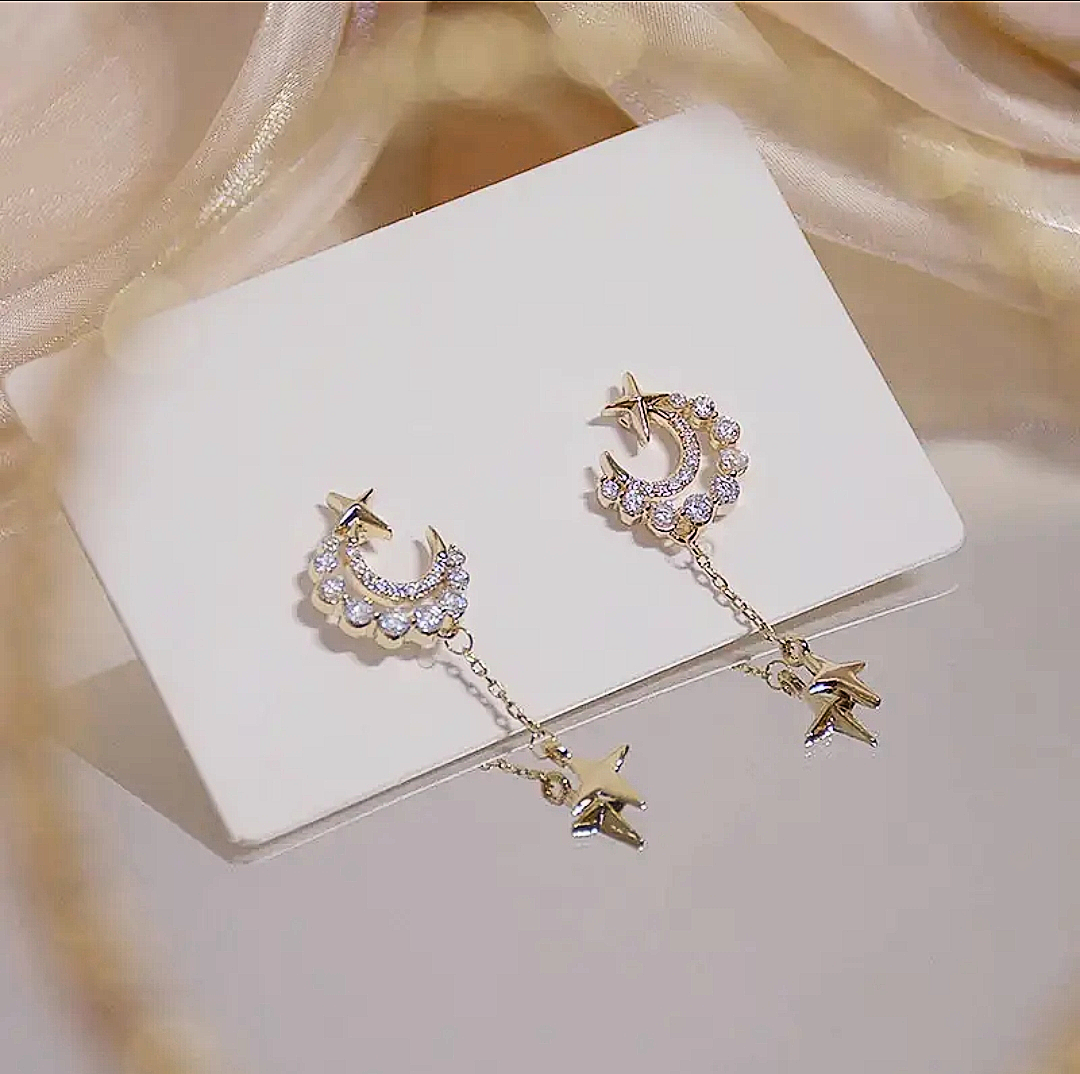 Celestial Dream Star Drop Earrings