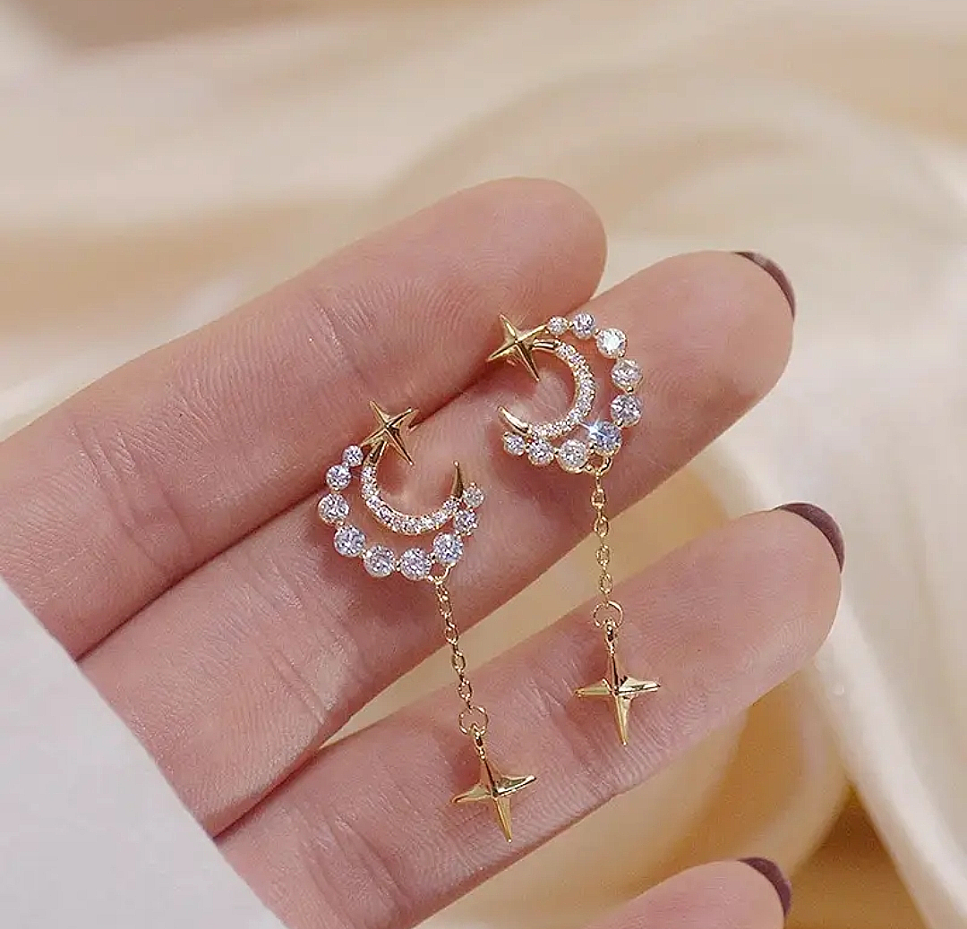 Celestial Dream Star Drop Earrings