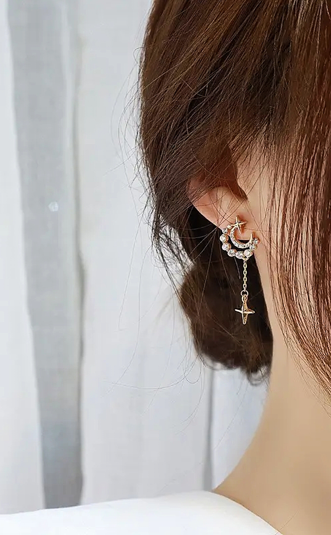 Celestial Dream Star Drop Earrings