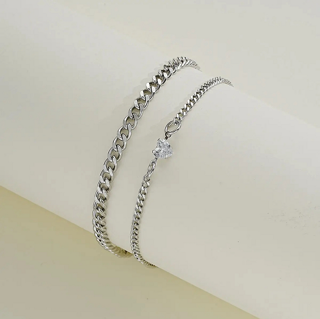 Matching Silver Bracelets