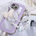 Crystalized Butterfly Phone Chain