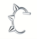Spiked False Lip Rings