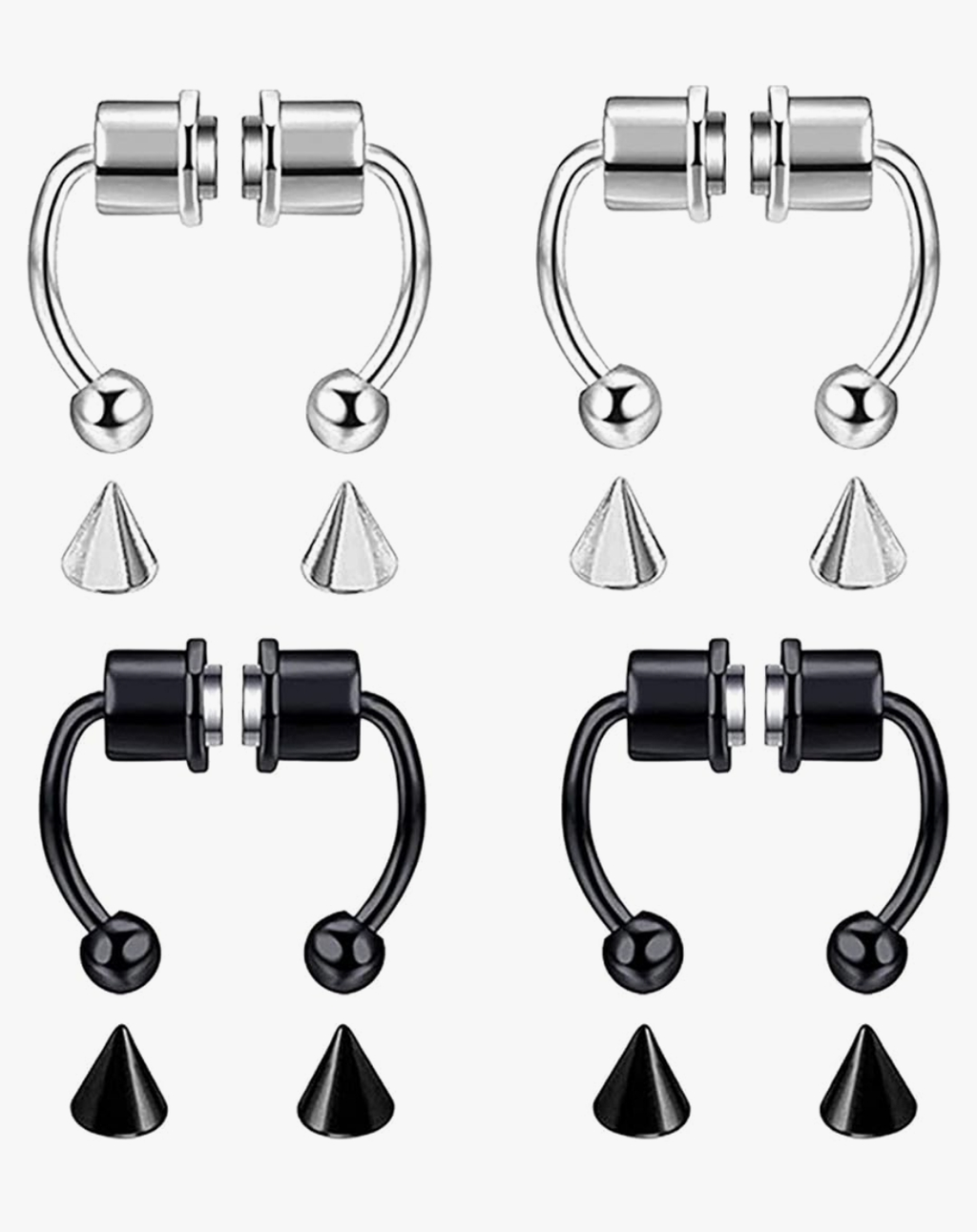 Magnetic False Nose Rings