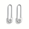 Safety pin style earrings