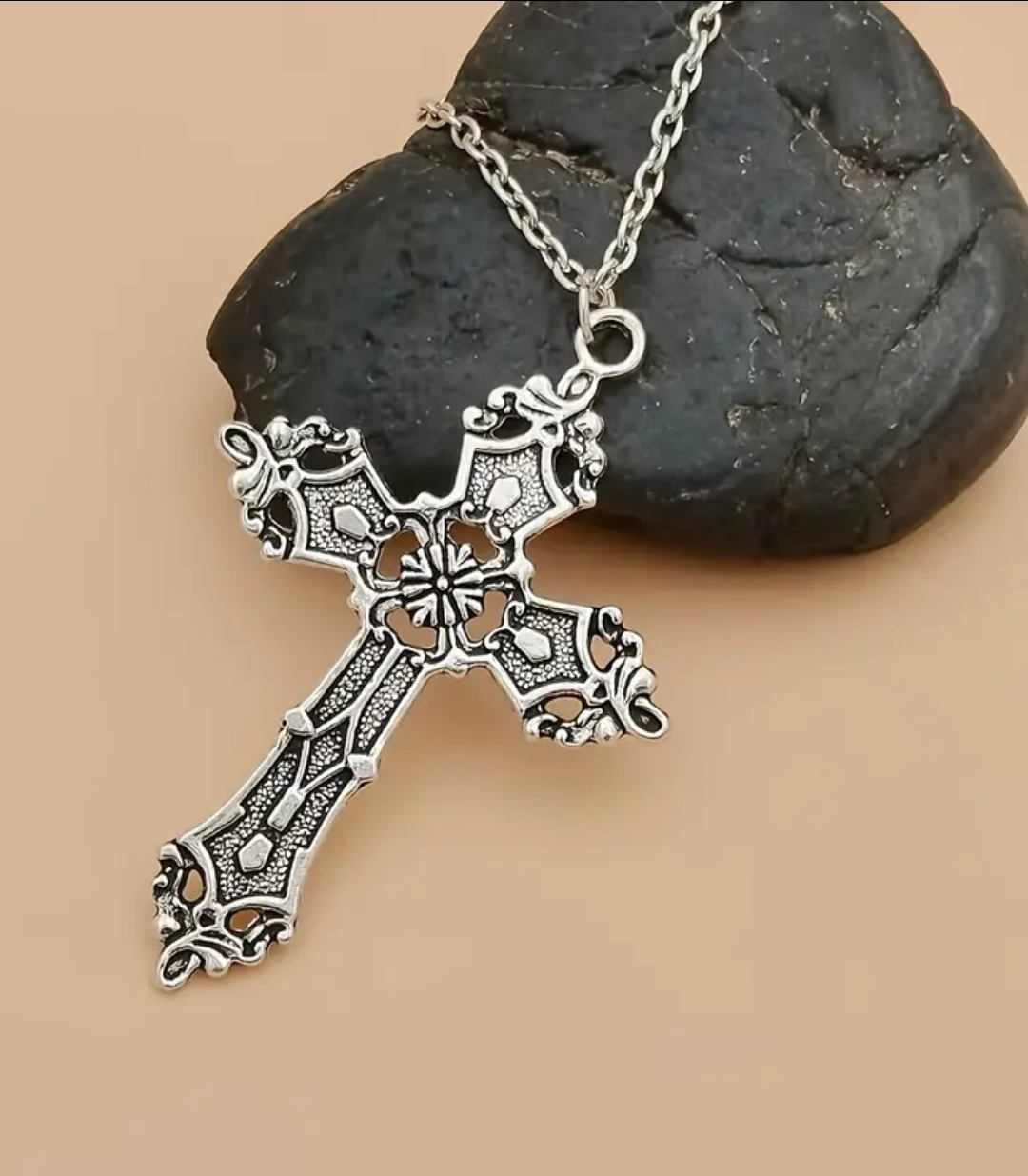 European Style Gothic Cross Necklace