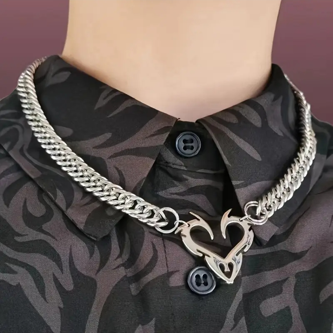 Rings of Flames necklace