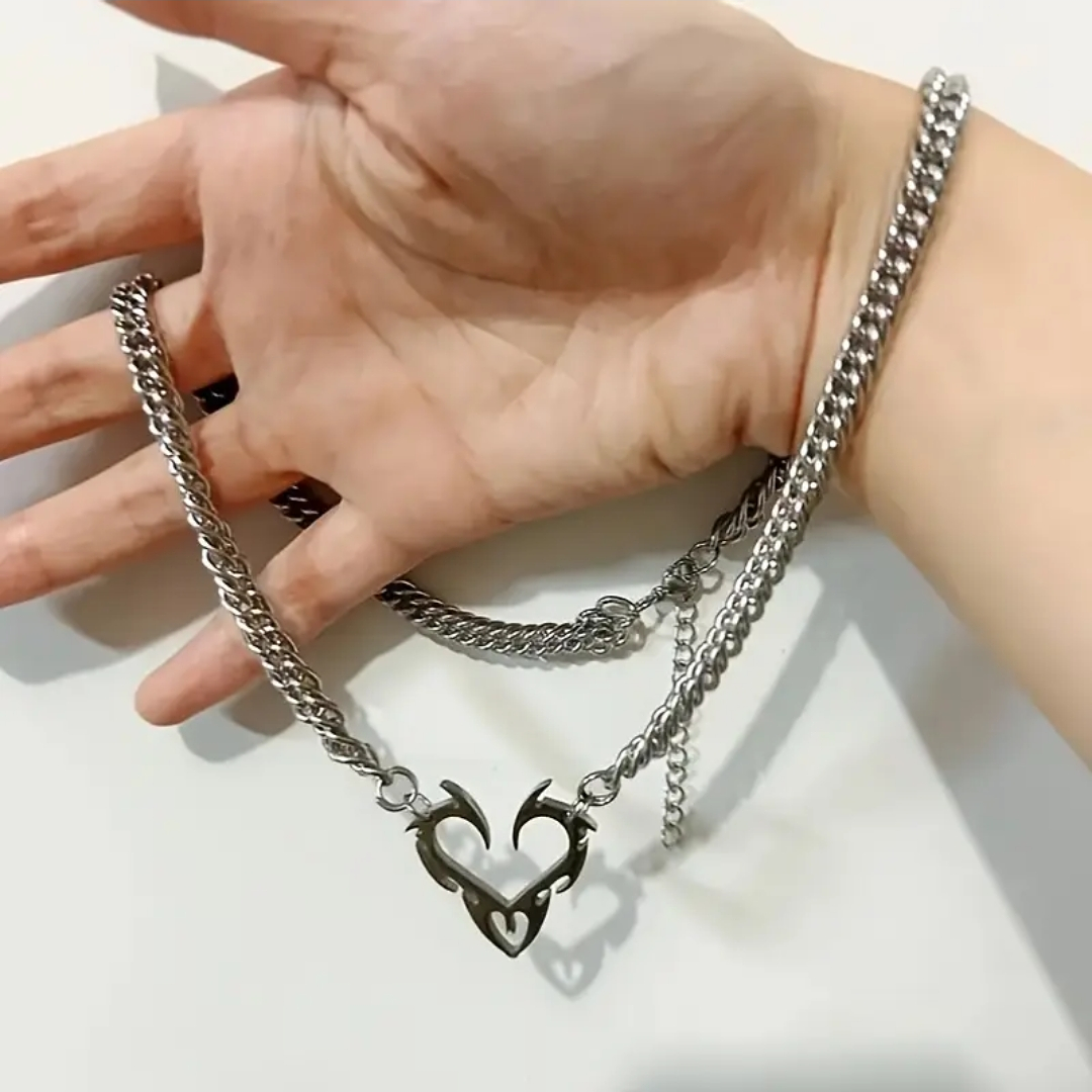 Rings of Flames necklace