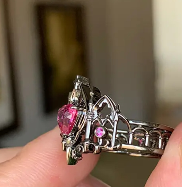 Cathedral luxe ring