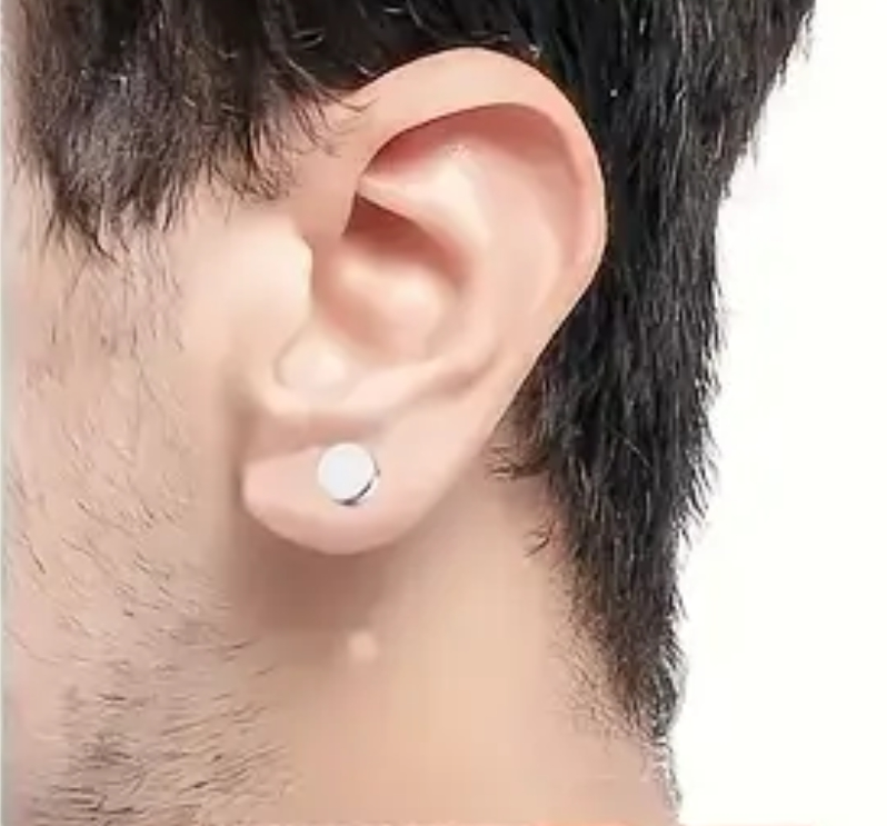 Minimalist dumbell earrings