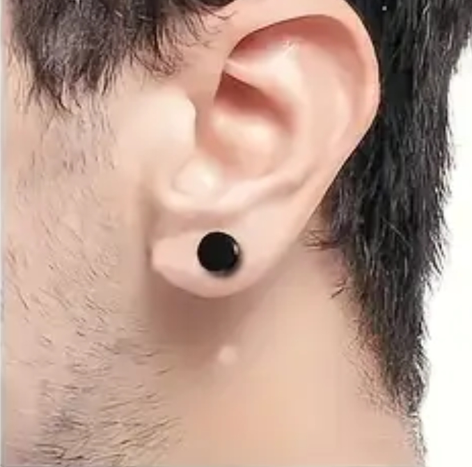 Minimalist dumbell earrings