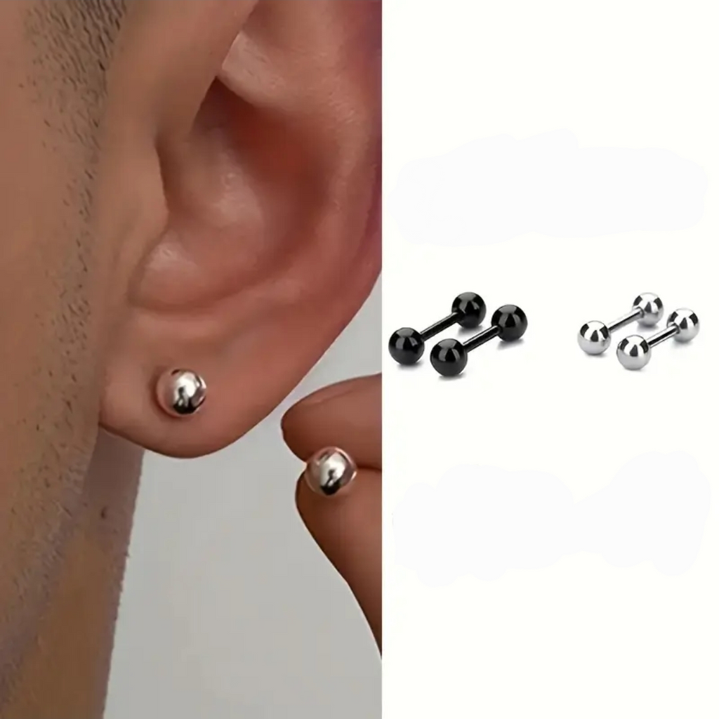 Steel Stud Earrings