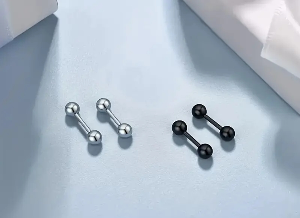 Steel Stud Earrings