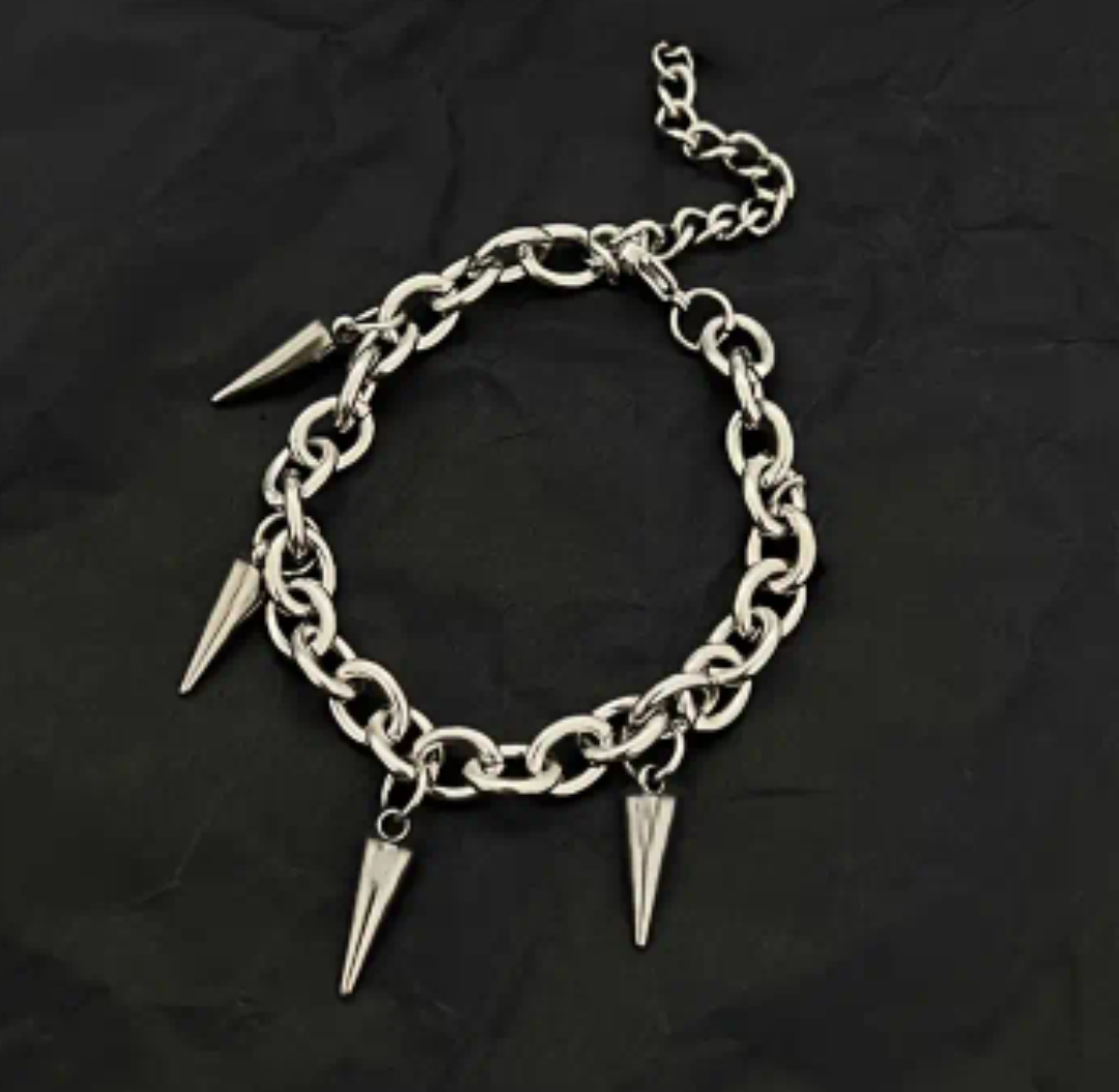 Steel Spikes Bracelet
