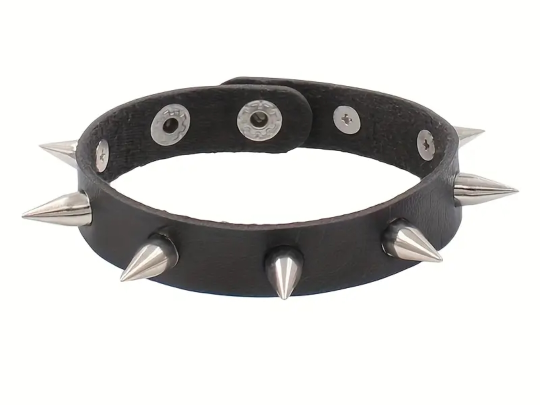 1 Pc Studded Leather Cuff Bracelets