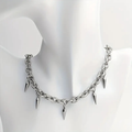 Titanium Spikes Necklace