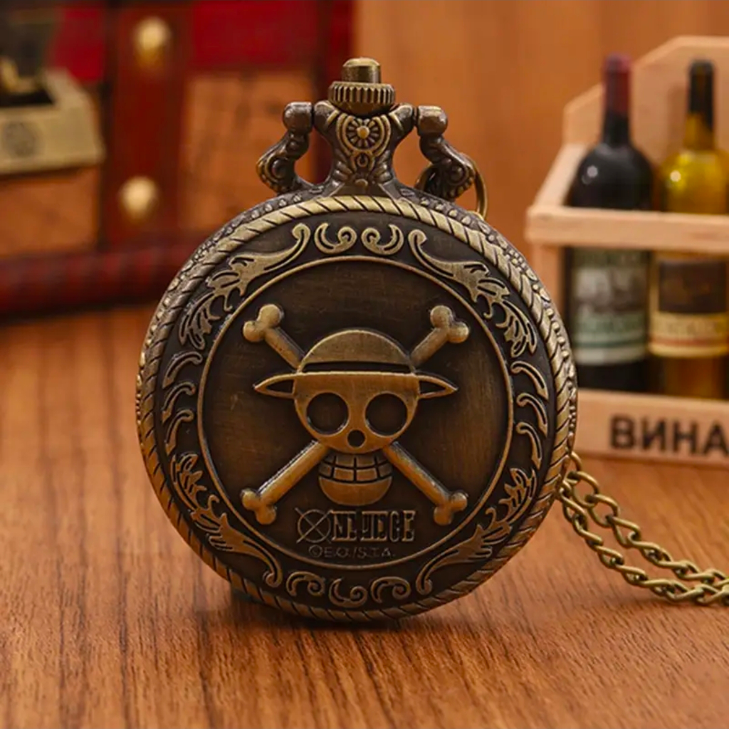 Anime Inspired Skull Pocket Watch