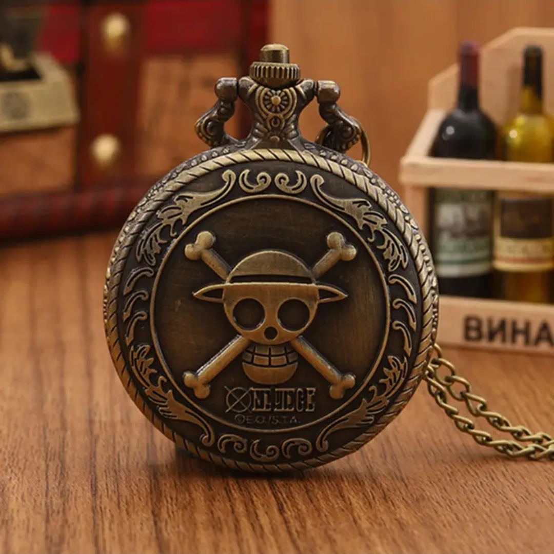 Anime Inspired Skull Pocket Watch