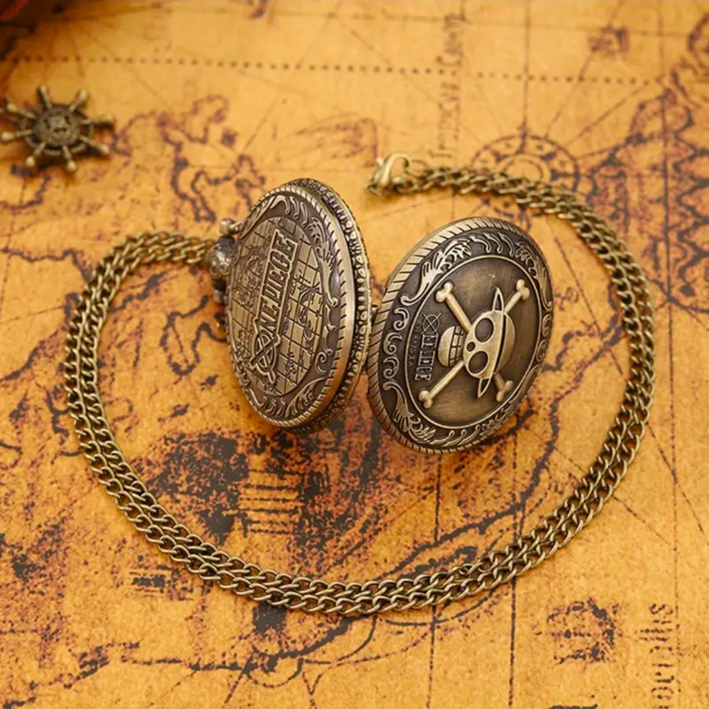 Anime Inspired Skull Pocket Watch