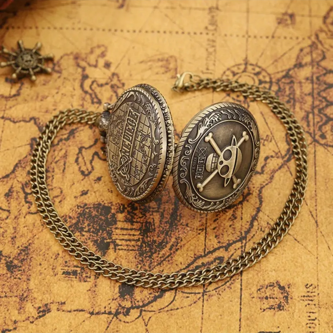 Anime Inspired Skull Pocket Watch