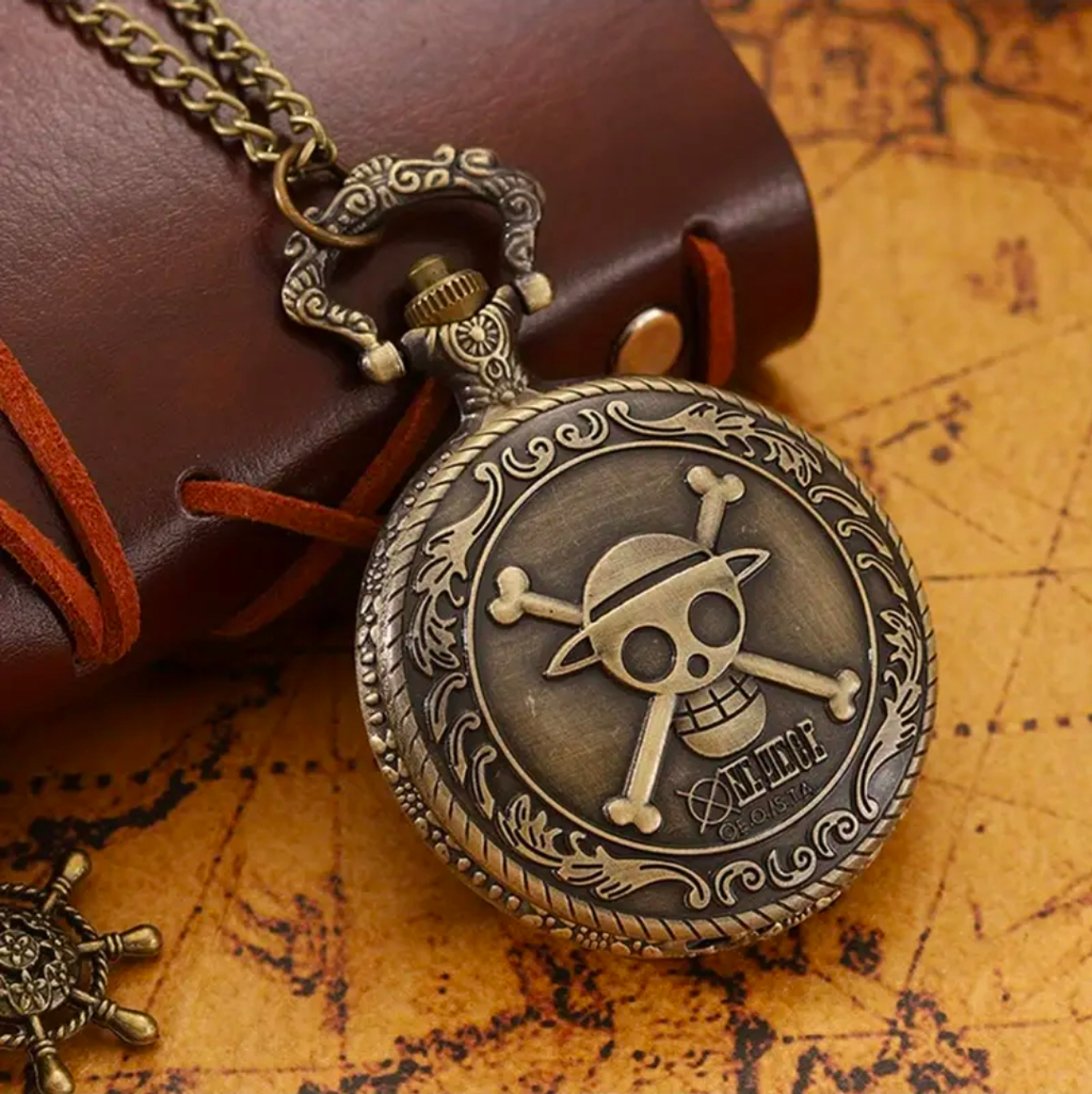 Anime Inspired Skull Pocket Watch