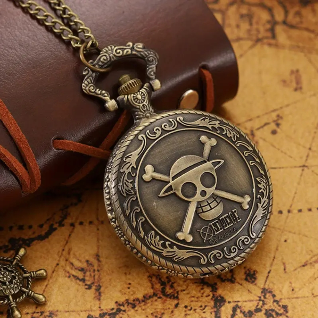 Anime Inspired Skull Pocket Watch