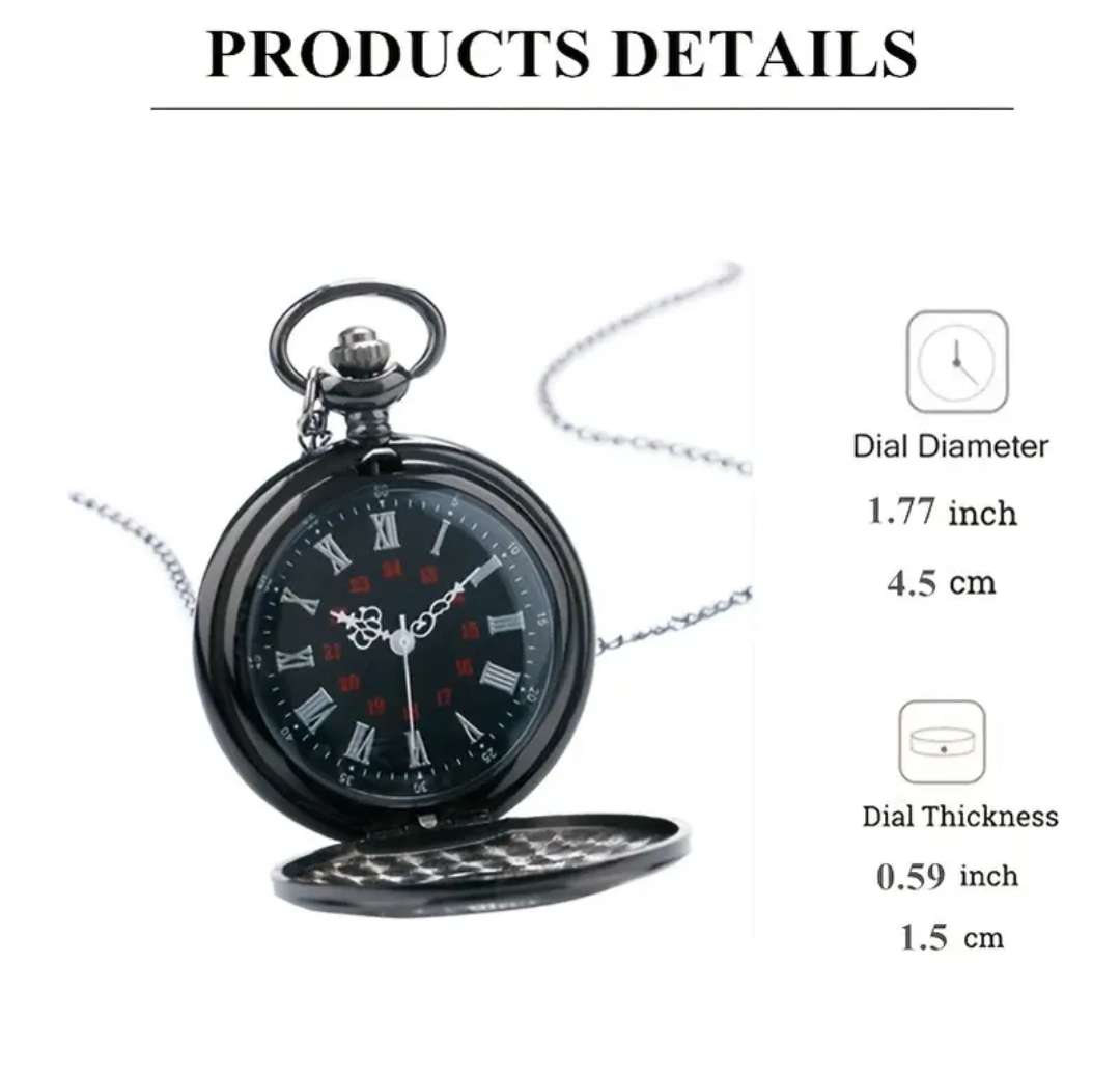 Modern Roman Pocket Watch