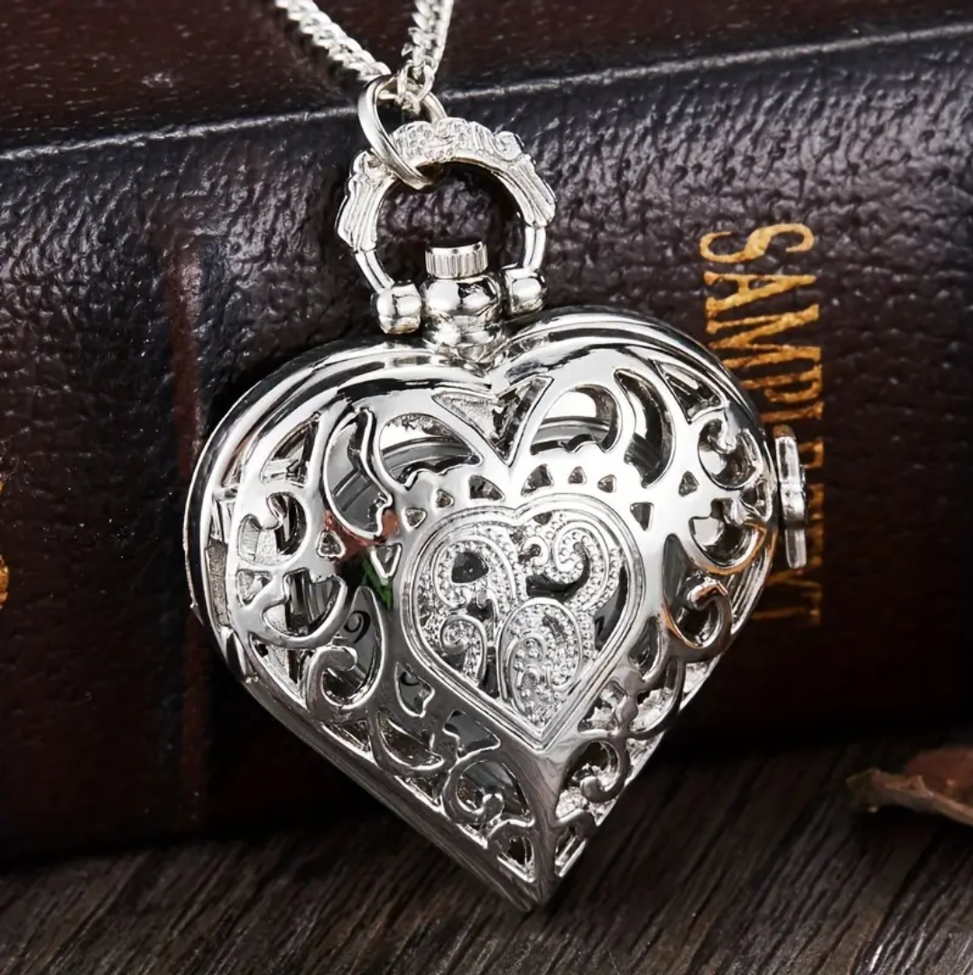 Victorian Valentine Silver Pocket Watch
