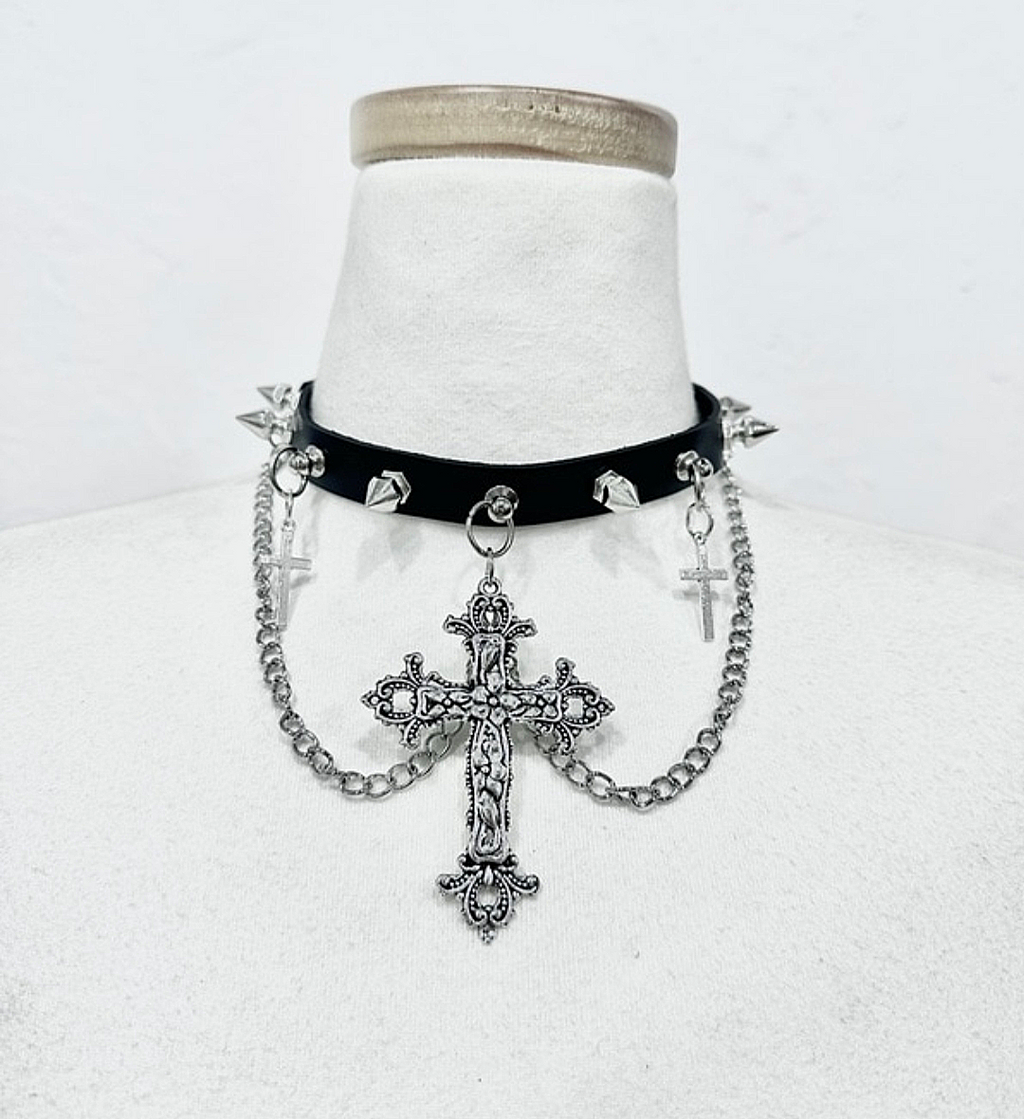 Sacred Chic Leather Choker