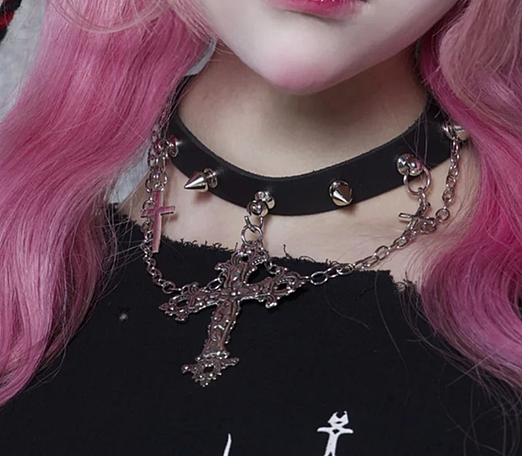 Sacred Chic Leather Choker