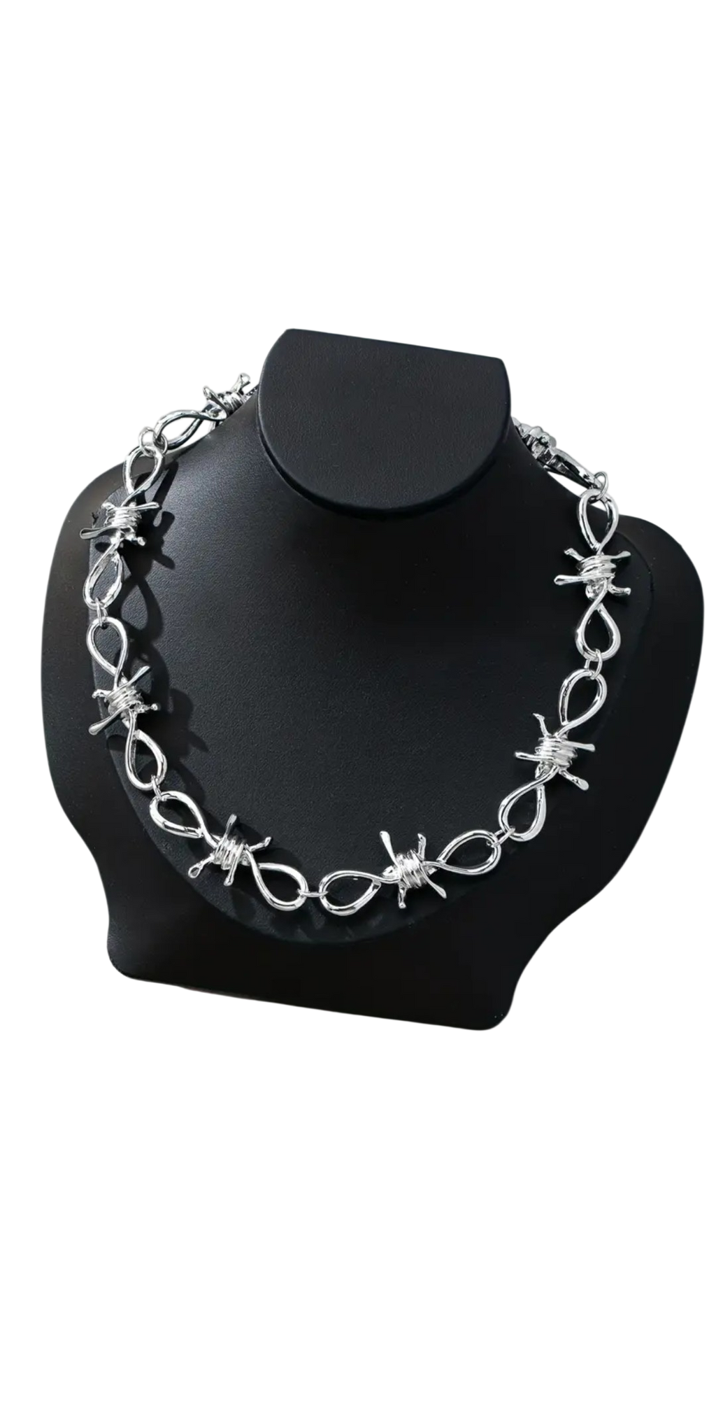 Barbed iron necklace