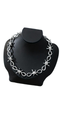 Barbed iron necklace