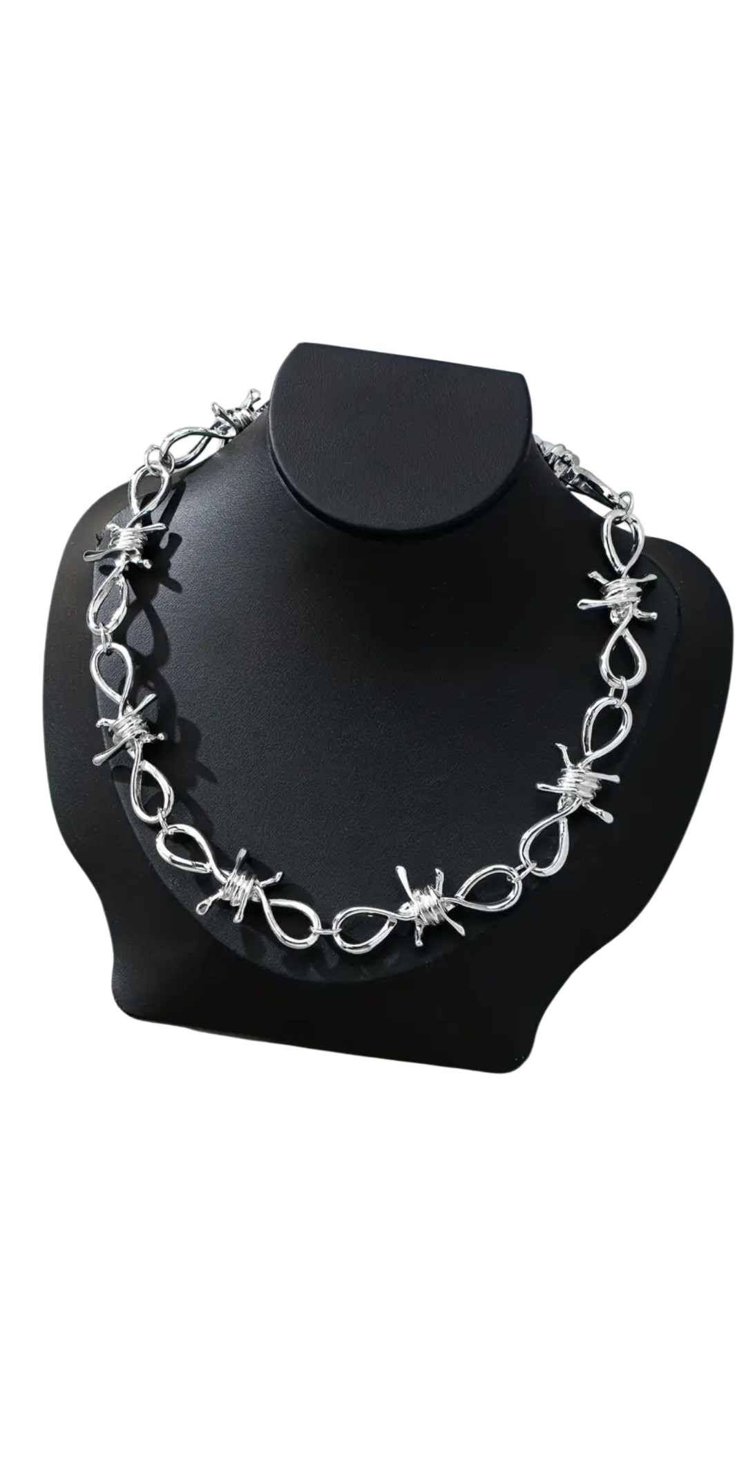 Barbed iron necklace