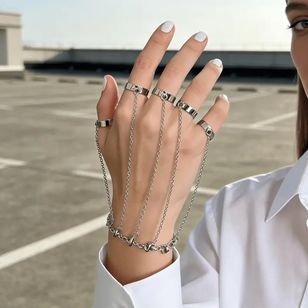 5 Finger Chain Bracelet